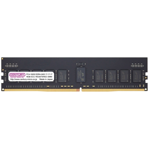 CENTURY MICRO CB16G-D4RE240082 DDR4 PC4-19200 16GB ECC Registered Memory