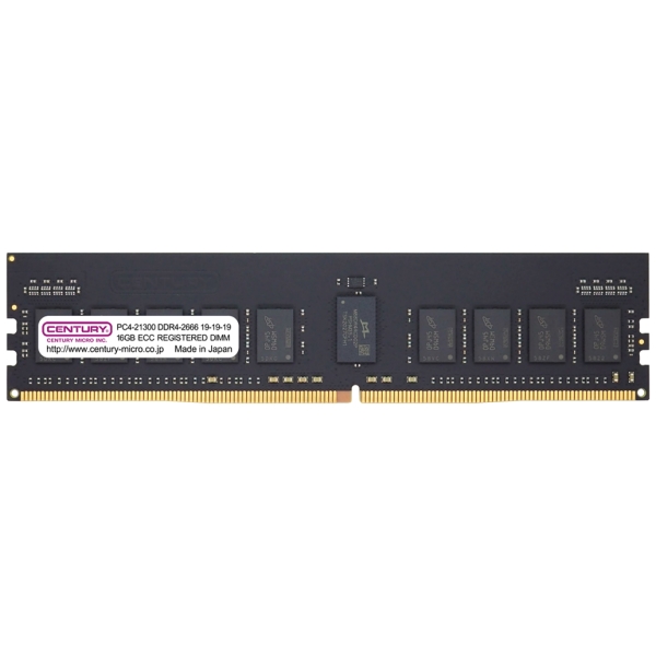 CENTURY MICRO CB16G-D4RE266682 DDR4 PC4-21300 16GB ECC Registered Memory