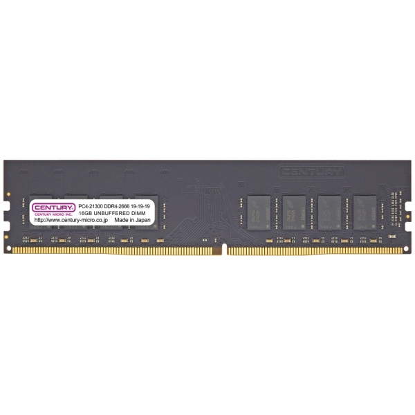 CENTURY MICRO CB16G-D4U2666 DDR4 PC4-21300 16GB Memory