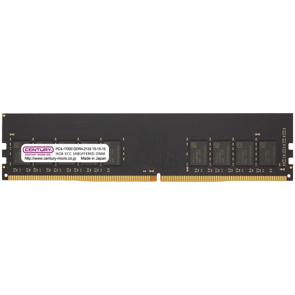 CENTURY MICRO CB16G-D4UE2133H DDR4 PC4-17000 16GB ECC Memory