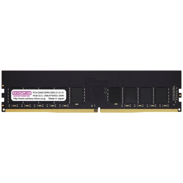 CENTURY MICRO CB16G-D4UE2933 DDR4 PC4-23400 16GB ECC Memory