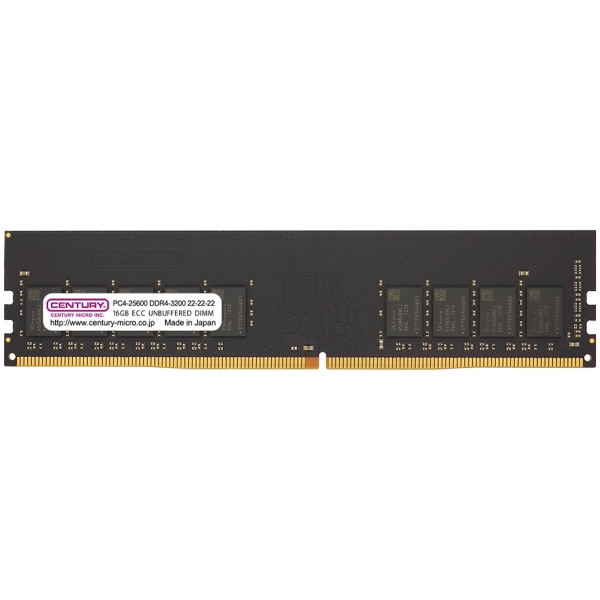 CENTURY MICRO CB16G-D4UE3200H DDR4 PC4-25600 16GB ECC Memory