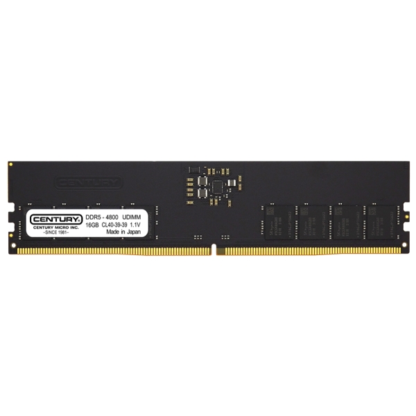 CENTURY MICRO CB16G-D5U4800H DDR5 PC5-38400 16GB Memory