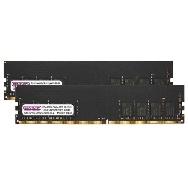 CENTURY MICRO CB16GX2-D4U3200H DDR4 PC4-25600 16GB Memory