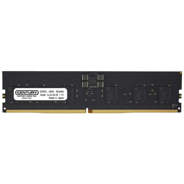 CENTURY MICRO CB16GX2-D5RE480281 DDR5 PC5-38400 16GB 2-pack ECC Registered Memory