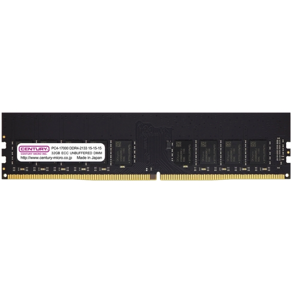 CENTURY MICRO CB32G-D4UE2133 DDR4 PC4-17000 32GB ECC Memory