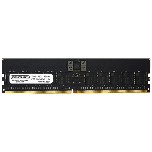 CENTURY MICRO CB32GX2-D5RE520282 DDR5 PC5-41600 32GB 2-pack ECC Registered Memory