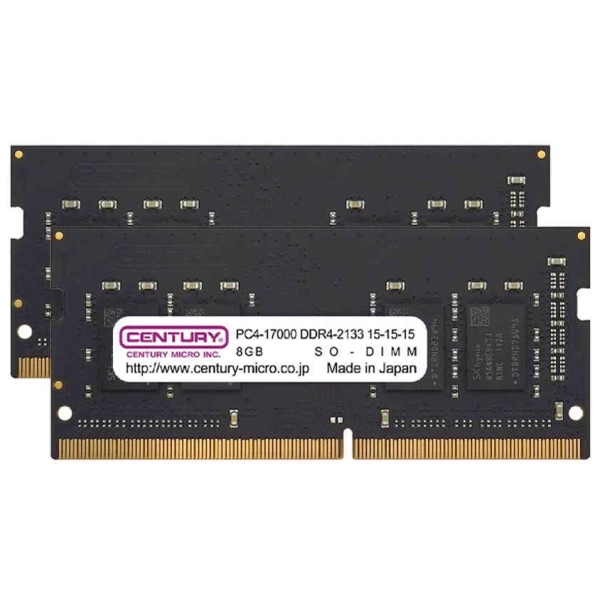 CENTURY MICRO CB8GX2-SOD4U2133H SODIMM DDR4 PC4-17000 8GB Memory