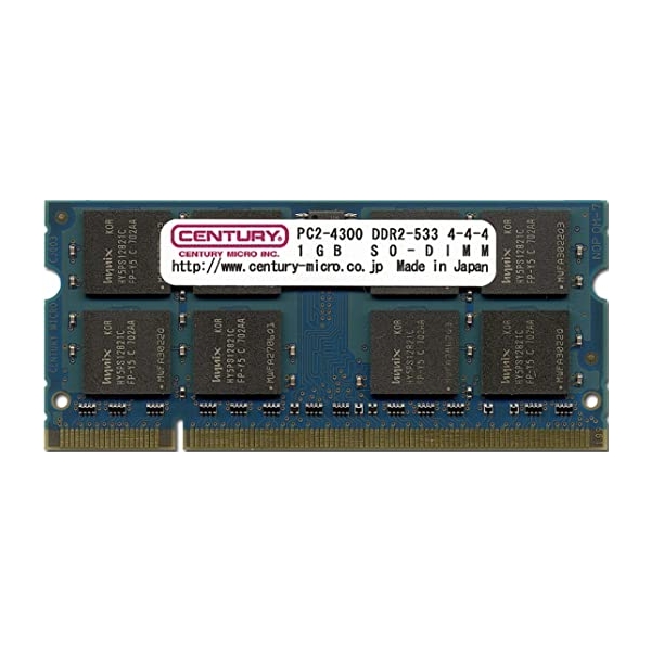 Memory CENTURY MICRO CD1G-SOD2U533M S.O.DIMM DDR2 PC2-4200 1GB Mac