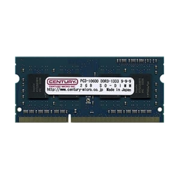 Memory CENTURY MICRO CD2G-SOD3U1333H S.O.DIMM DDR3 PC3-10600 2GB