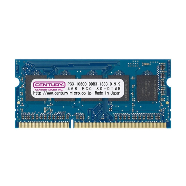 Memory CENTURY MICRO CD2G-SOD3UE1333 S.O.DIMM DDR3 PC3-10600 2GB ECC