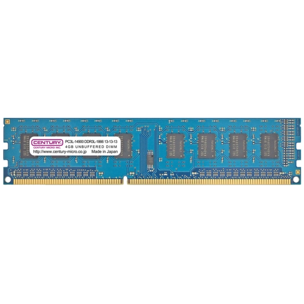 CENTURY MICRO CD4G-D3LU1866H DDR3L PC3L-14900 4GB Memory