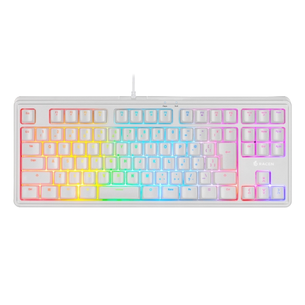 Century RACEN CRC-GMBKRGB02WT White Keyboard