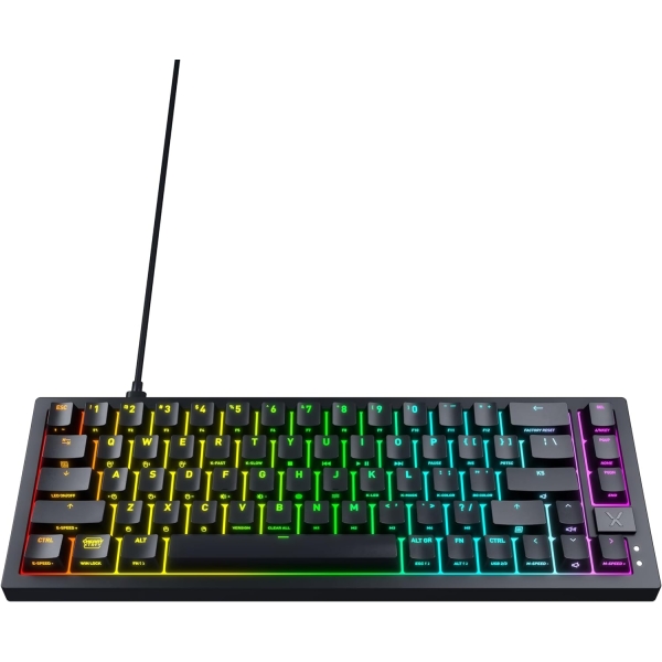 CHERRY XTRFY CX-K5V2-RGB-CPT-BLACK-R-US red axis black Keyboard