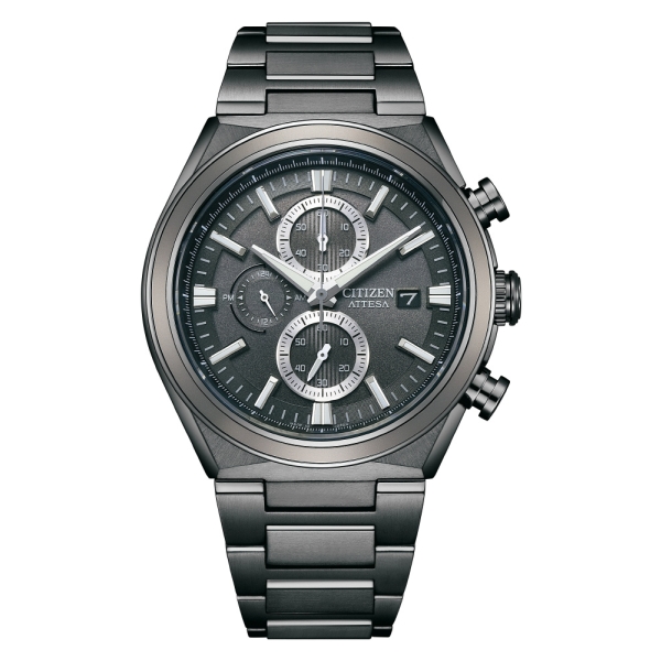 CITIZEN ATTESA ACT Line black titanium series Eco-Drive CA0835-61H Watch