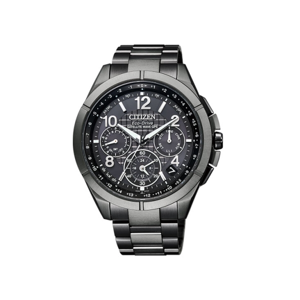 CITIZEN ATTESA Eco-Drive radio time signal black titanium series CC9075-52F Watch