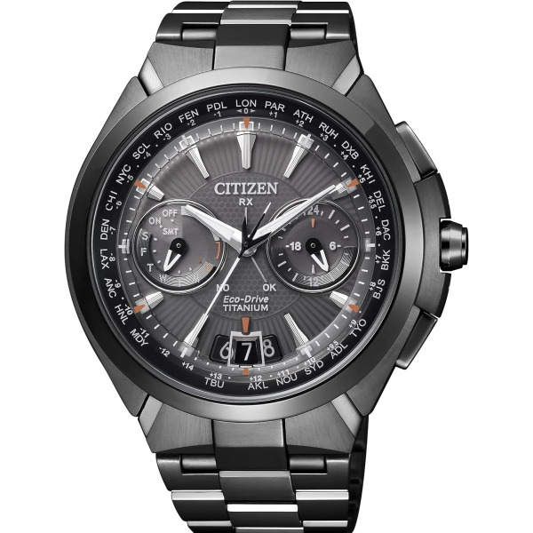 CITIZEN ATTESA Eco-Drive radio time signal satellite wave CC1085-52E Watch