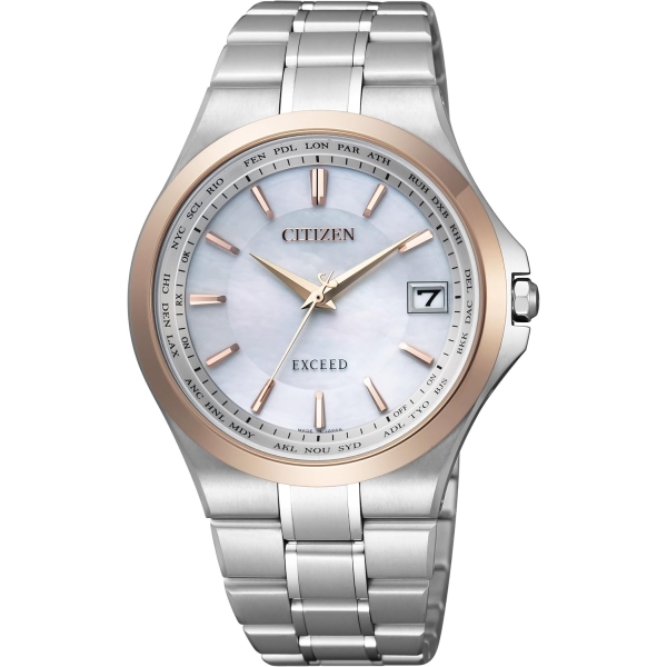 CITIZEN Exceed Eco-Drive radio time signal CB1034-50A Watch