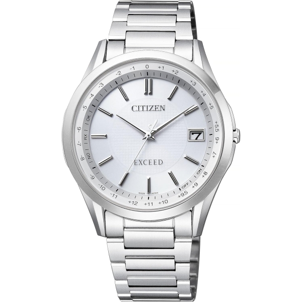 CITIZEN Exceed Eco-Drive radio time signal CB1110-53A Watch