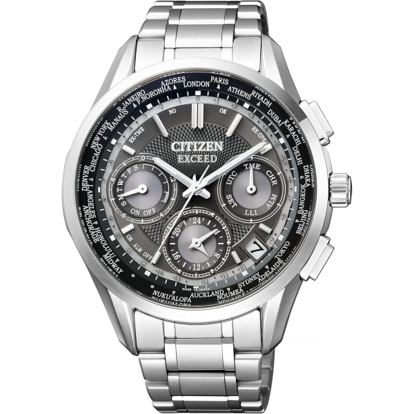 CITIZEN Exceed Eco-Drive radio time signal F900 CC9050-53E Watch