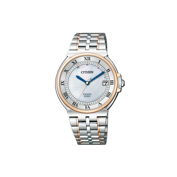 CITIZEN Exceed Eco-Drive radio time signal Model AS7074-57A of the 35th anniversary Watch