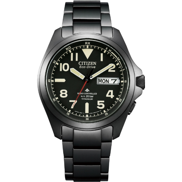 CITIZEN PROMASTER LAND- Eco-Drive radio time signal AT6085-50E Watch