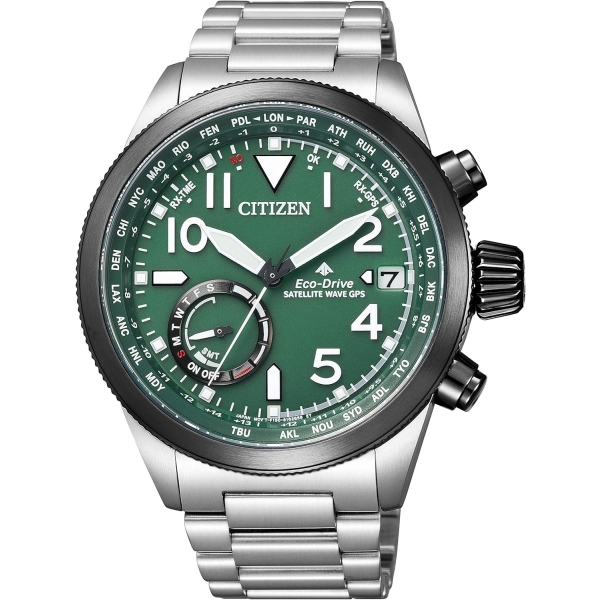 CITIZEN PROMASTER LAND- Eco-Drive radio time signal satellite wave CC3067-70W Watch