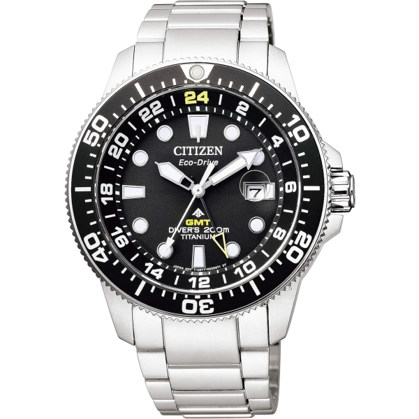 CITIZEN PROMASTER MARINE- Eco-Drive GMT diver 200m BJ7110-89E Watch