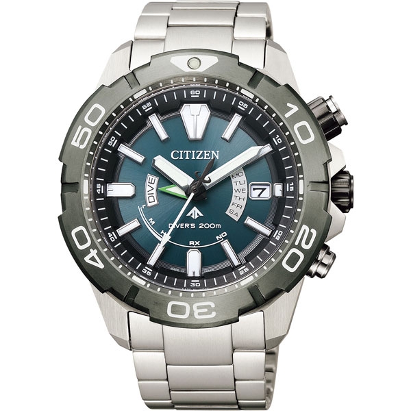 CITIZEN PROMASTER MARINE- Eco-Drive radio time signal diver 200m AS7145-69L Watch