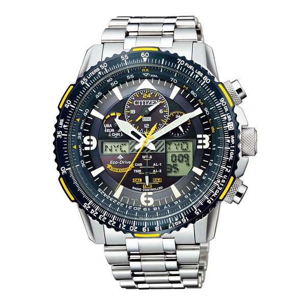 CITIZEN PROMASTER SKY- Eco-Drive radio time signal blue Angels model JY8078-52L foreign countries model Watch