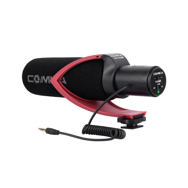 Camera Microphone Commlite COMICA CVM-V30 PRO R red Microphone