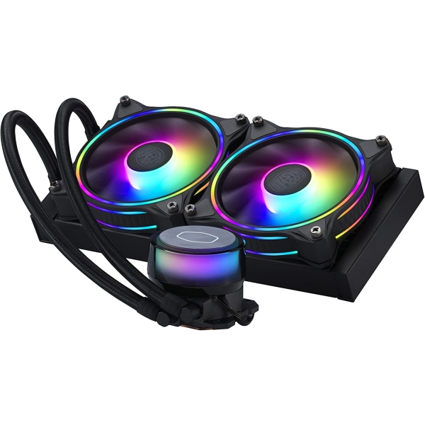 CPU Fan Cooling COOLER MASTER MasterLiquid ML240 Illusion MLX-D24M-A18P2-R1 black