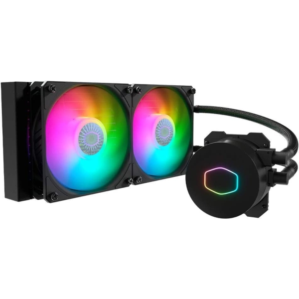 CPU Fan Cooling COOLER MASTER MasterLiquid ML240L V2 ARGB MLW-D24M-A18PA-R2 black