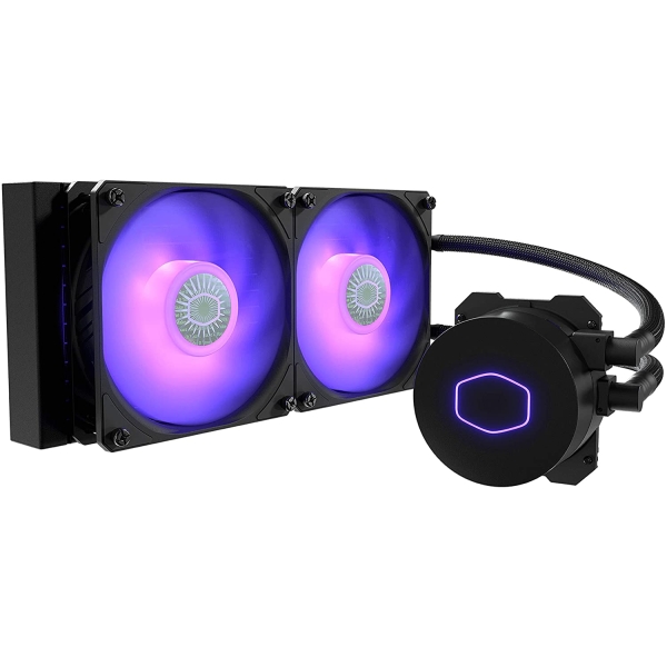 CPU Fan Cooling COOLER MASTER MasterLiquid ML240L V2 RGB MLW-D24M-A18PC-R2 Black