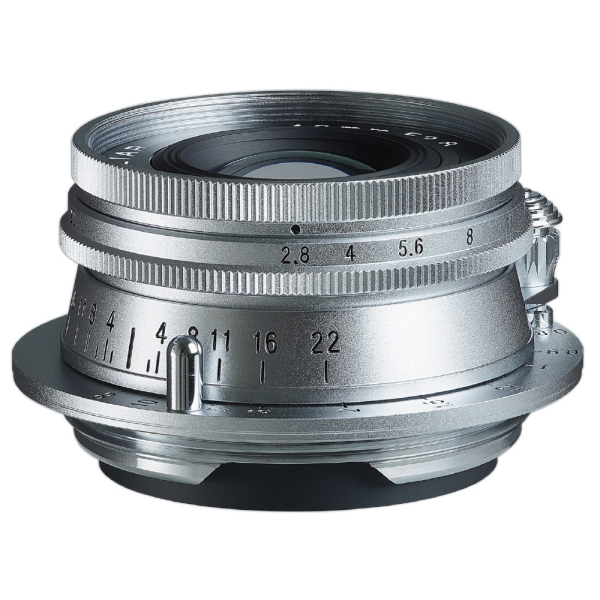 Camera Lens Cosina Voigtlander HELIAR 40mm F2.8 Aspherical L Silver Lense