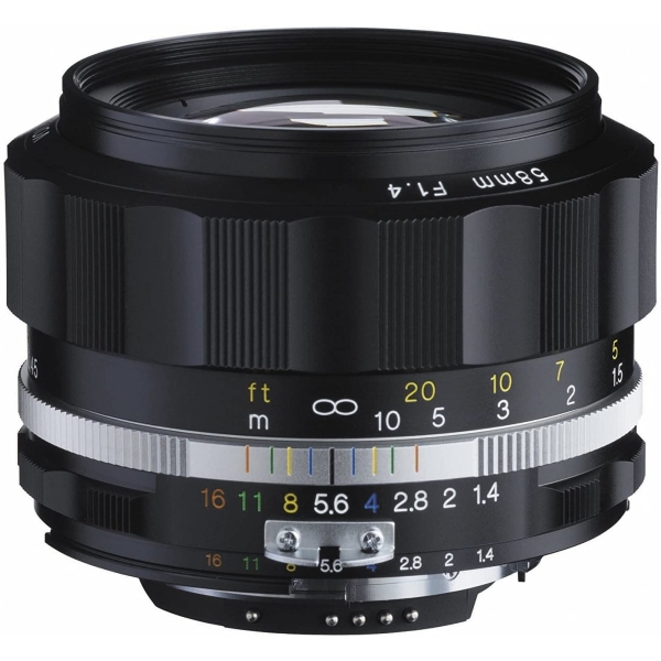 Lens Cosina VoigtlanderNOKTON 58mm F1 .4 SL II S black rim Camera Lense