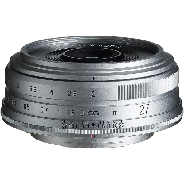 Cosina Voigtlander ULTRON 27mm F2 Xmount silver Camera Lens