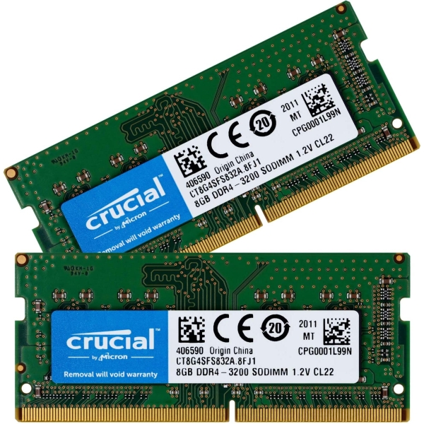 Memory crucial CT8G4SFS832A S.O.DIMM DDR4 PC4-25600 8GB