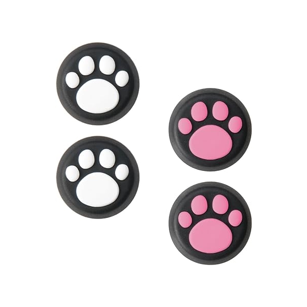 CYBER Gadget Cyber Gadget CYBER Analog Stick Cover Neko Nyan for PS5 CY-P5ASCN4-BK Videogame Accessory