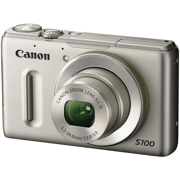 Digital Camera CANON PowerShot S100 silver Cameras Digital Cameras