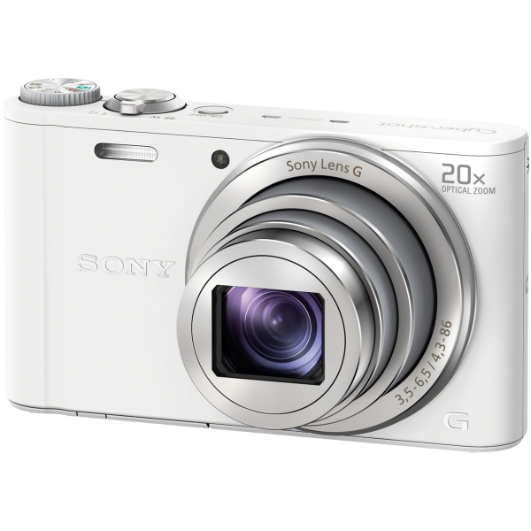 Digital Camera SONY Cybershot DSC-WX300 (W) White Cameras Digital Cameras