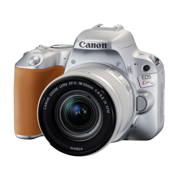 DSLR Camera CANON EOS Kiss X9 EF-S18-55 IS STM Lens Kit Silver Cameras Digital Cameras