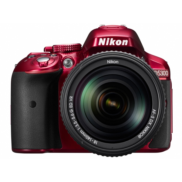 DSLR Camera Nikon D5300 18-55 VR II Lens Kit Red Cameras Digital Cameras