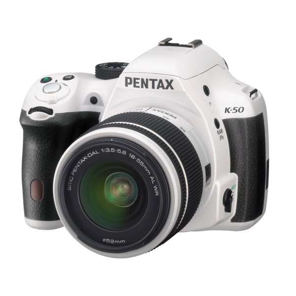 DSLR Camera PENTAX K-50 Body White Cameras Digital Cameras