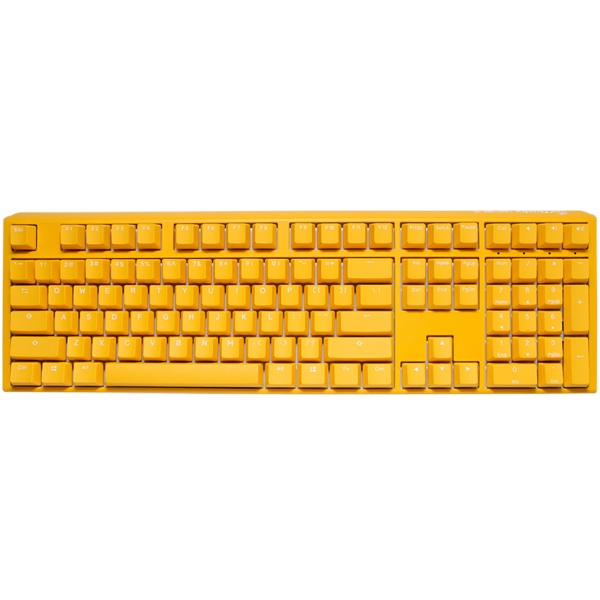 Duckychannel One 3 dk-one3-yellowducky-rgb-silver Yellow Keyboard