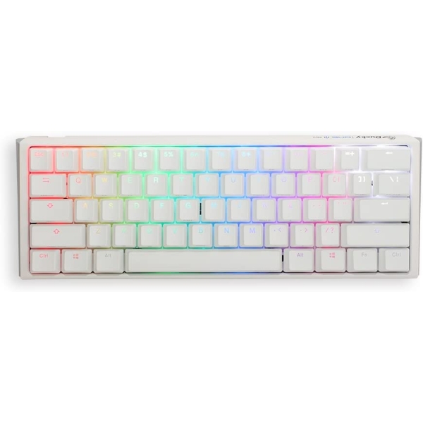 Keyboard Duckychannel One 3 Mini Classic dk-one3-classic-pw-rgb-mini-silver Pure White