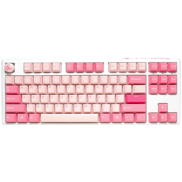 Duckychannel One 3 TKL dk-one3-gossamer-pink-tkl-silver Gossamer Pink Keyboard