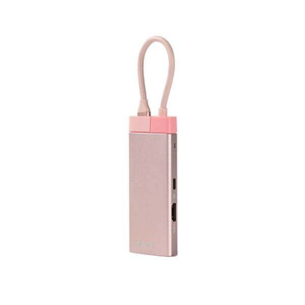 EGRET EH23-5C-P Metallic Pink USB Hub