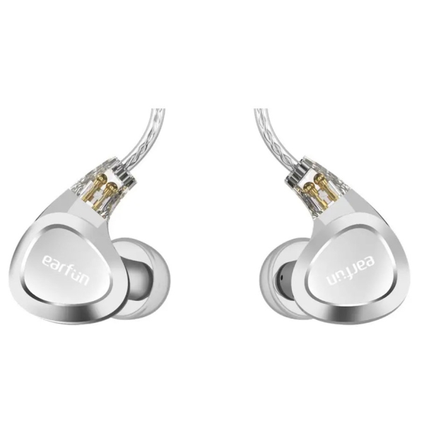 EH100 Silver Earphone Headphone