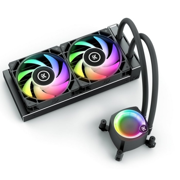 EK Water Blocks EK-Nucleus AIO CR240 Lux D-RGB CPU Fan